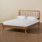 Baxton Studio Emiko Modern and Contemporary Walnut Brown Finished Wood Full Size Platform Bed 183-11120-9407-Zoro - alternate 7